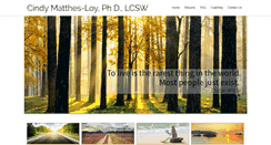 Desktop Screenshot of cindymatthes-loy.com